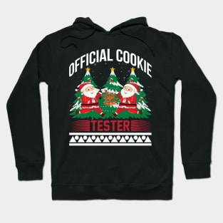 Official Cookie Tester Funny Ugly Xmas Ugly Christmas Hoodie